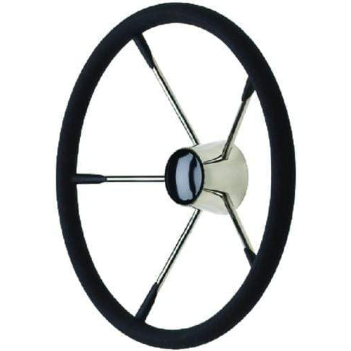 Seachoice Qualifies for Free Shipping Seachoice 15" SS Destroyer Steering Wheel with Foam Grip #28581