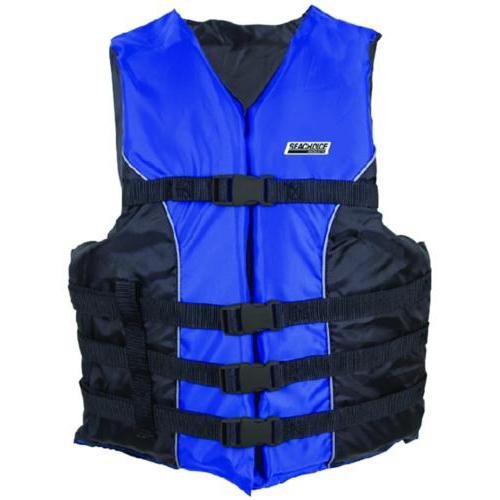 Seachoice Qualifies for Free Shipping Seachoice 4-Belt Ski Vest Blue 4XL/5XL #85370