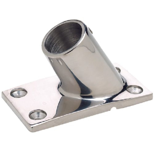 Seachoice Qualifies for Free Shipping Seachoice 60-Degree Rectangle Base Fitting 7/8" SS #37891