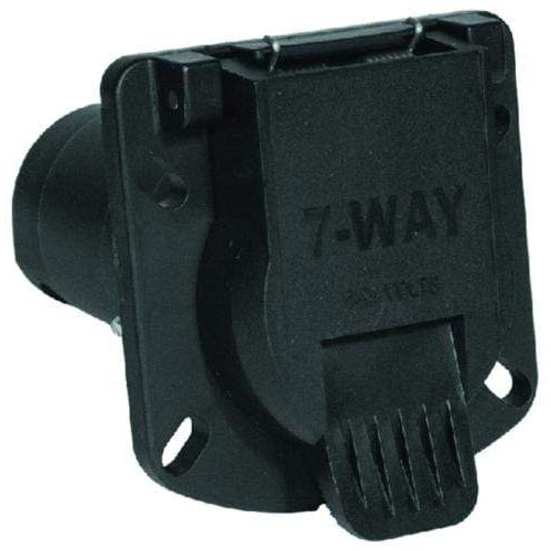 Seachoice Qualifies for Free Shipping Seachoice 7-Way Round RV Connector with Door Plastic #57981