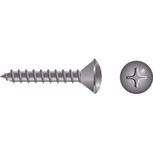 Seachoice Qualifies for Free Shipping Seachoice #8 x 1/2" Phillips Oval Sheet Metal Screw SS 100-pk #00788