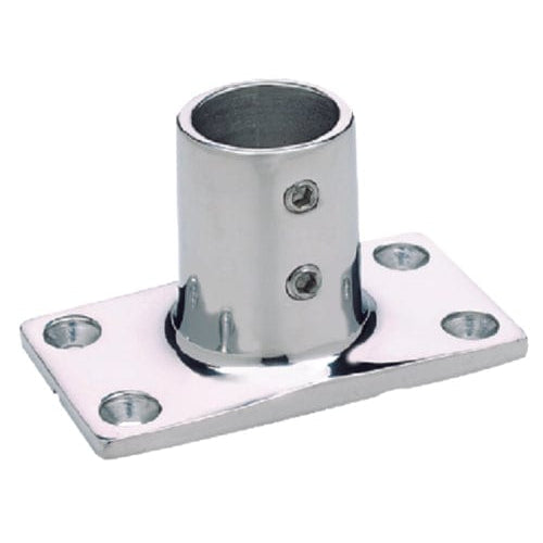 Seachoice Qualifies for Free Shipping Seachoice 90-Degree Rectangle Base Fitting 7/8" Chrome #37921