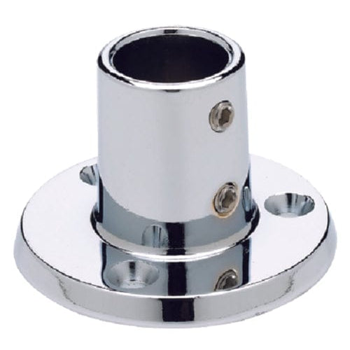 Seachoice Qualifies for Free Shipping Seachoice 90-Degree Round Base Fitting 7/8" Chrome #37821