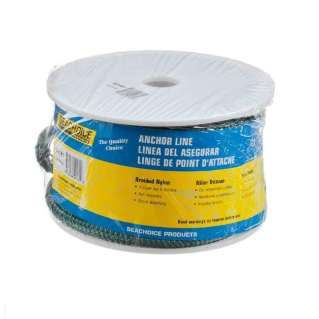 Seachoice Qualifies for Free Shipping Seachoice Anchor Line Green Braided 3/8" x 100' #42181