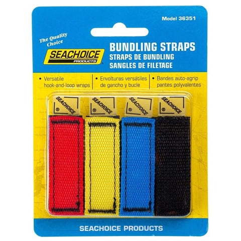 Seachoice Qualifies for Free Shipping Seachoice Bundle Straps Yellow/Blue/Black/Red #36351
