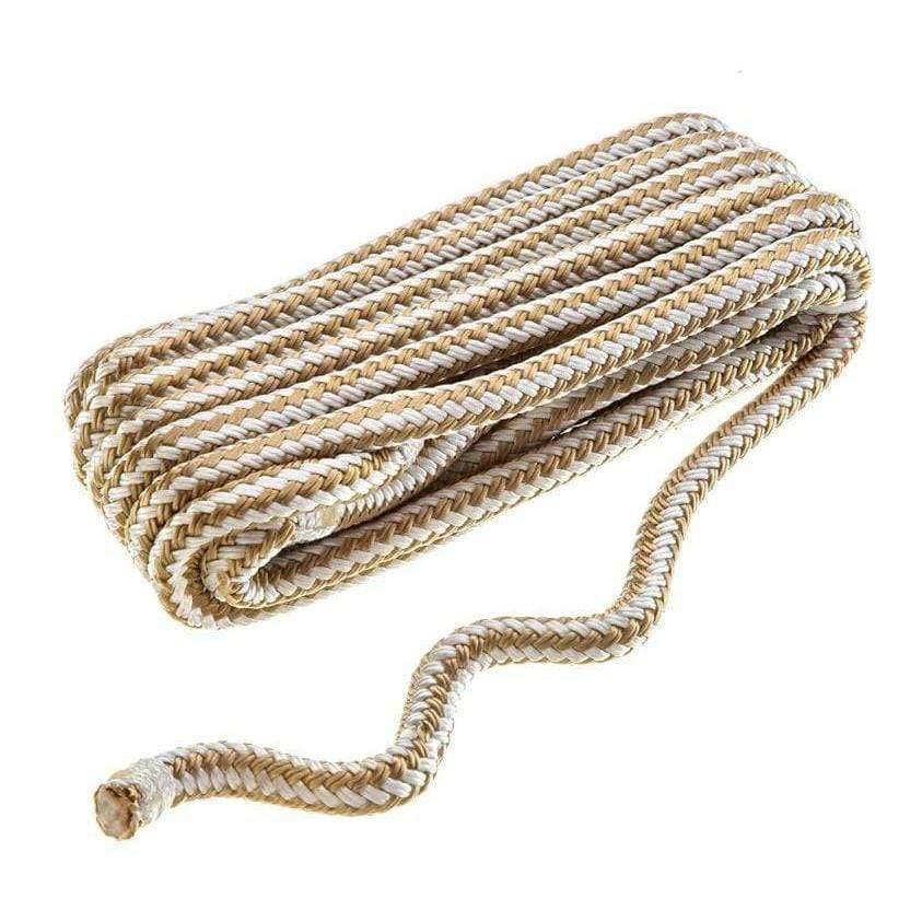 Seachoice Qualifies for Free Shipping Seachoice Fender Line Gold/White 3/8" x 6' 2-pk #40991