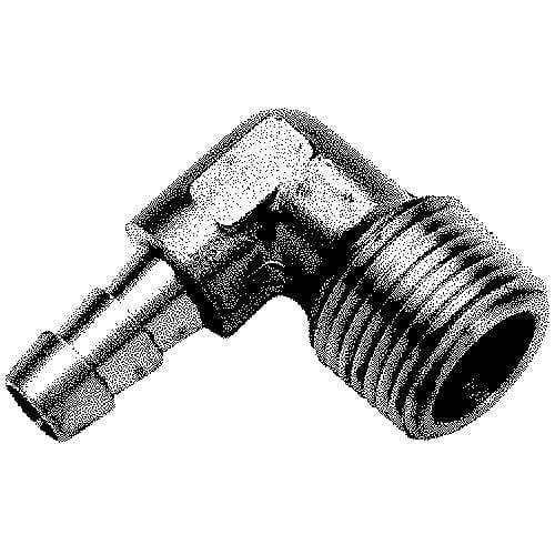 Seachoice Qualifies for Free Shipping Seachoice Fuel Elbow 90-Degree 5/16" x 3/8 NPT #20871