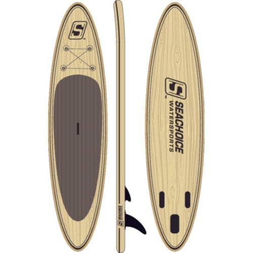 Seachoice Qualifies for Free Shipping Seachoice iSUP 10'6" Woodgrain 286# #86949