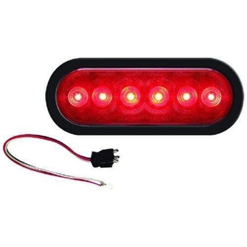 Seachoice Qualifies for Free Shipping Seachoice LED 6" Oval Light Red 6 Diodes #52831