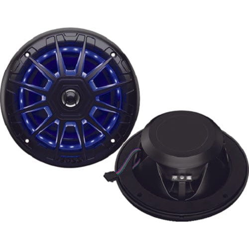 Seachoice Qualifies for Free Shipping Seachoice LED Speakers Black Pair #72108