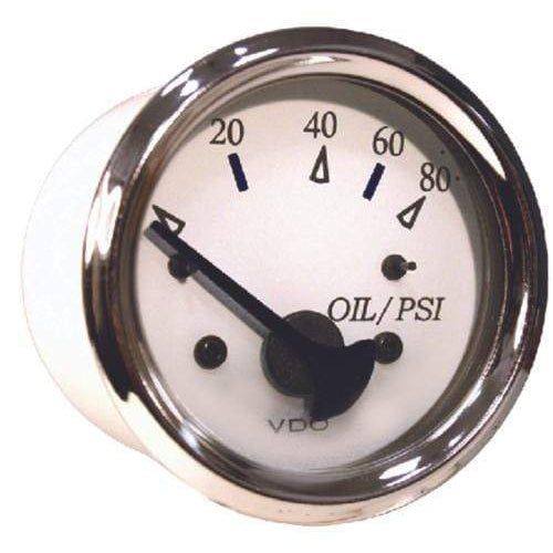 Seachoice Qualifies for Free Shipping Seachoice Oil Pressure Gauge Chrome/White #15211