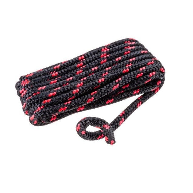 Seachoice Qualifies for Free Shipping Seachoice Poly Dock Line Black with Red Tracer 3/8" x 15' #42431