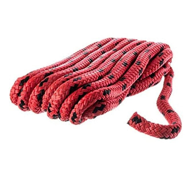 Seachoice Qualifies for Free Shipping Seachoice Poly Dock Line Red with Black Tracer 3/8" x 15' #42421