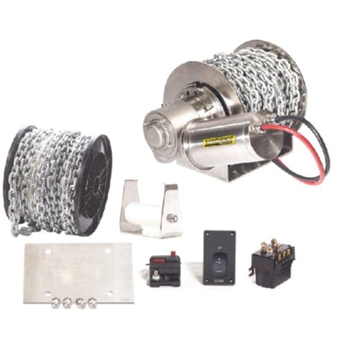 Seachoice Not Qualified for Free Shipping Seachoice Series 1500 SS Drum Winch Kit #53724
