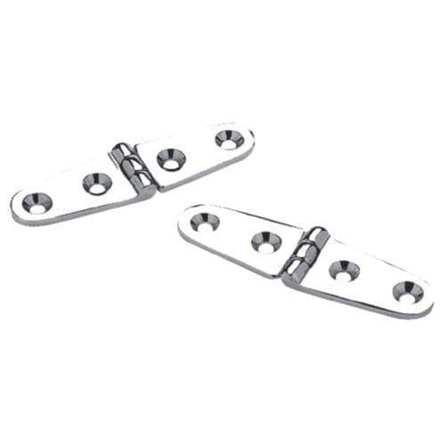 Seachoice Qualifies for Free Shipping Seachoice Strap Hinge 4" x 1-1/8" Chrome 2-pk #33821