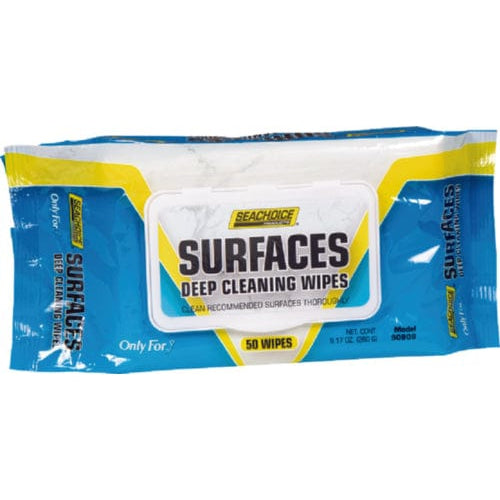 Seachoice Qualifies for Free Shipping Seachoice Surface Wipes 50-Count Sachet #90908