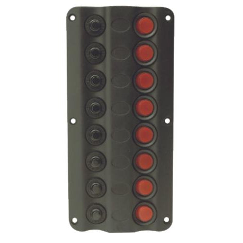 Seachoice Qualifies for Free Shipping Seachoice Switch Panel LED 8-Gang #12341