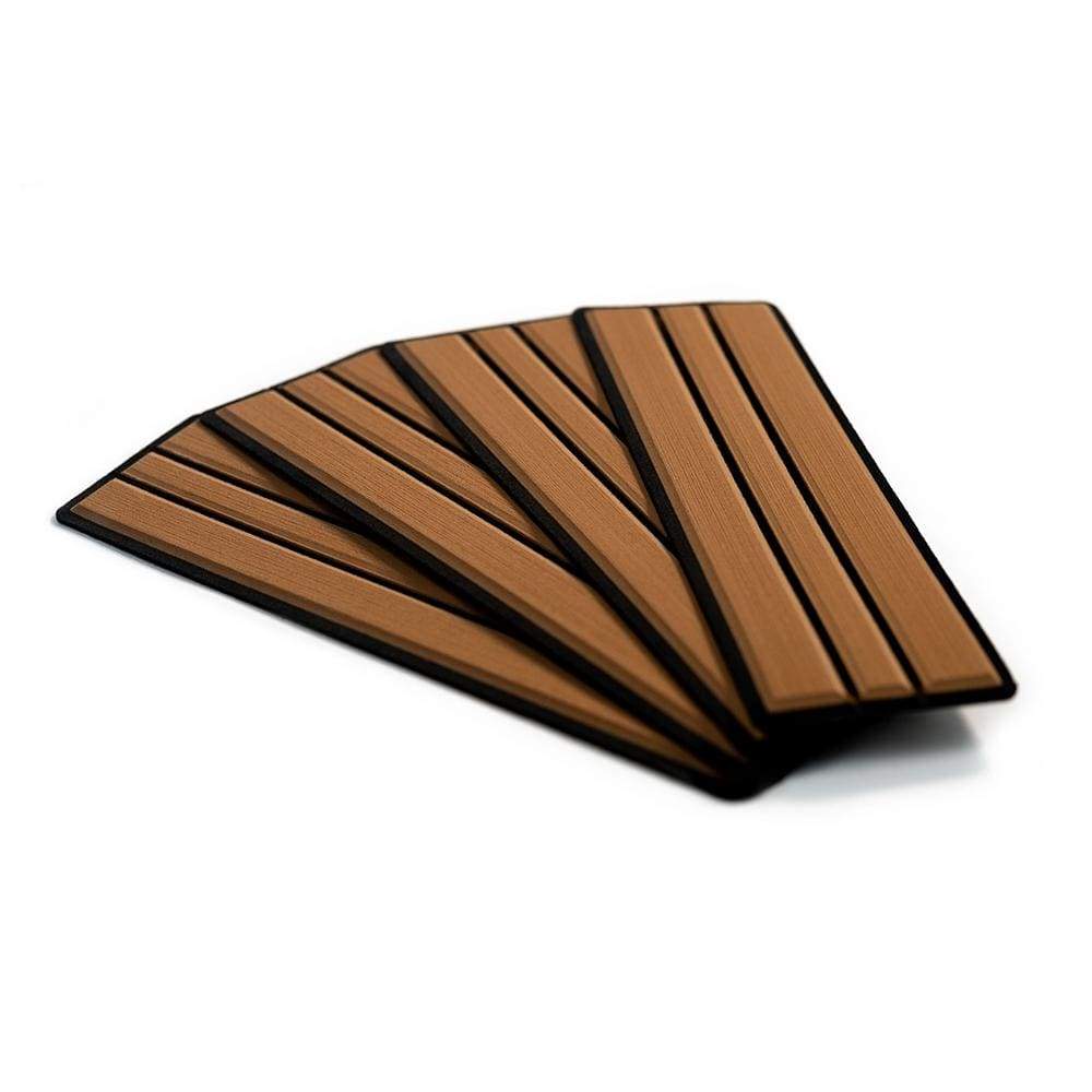 SeaDek 3.75" x 12.75" x 6mm 4-Piece Step Kit Mocha/Black #23902-80093