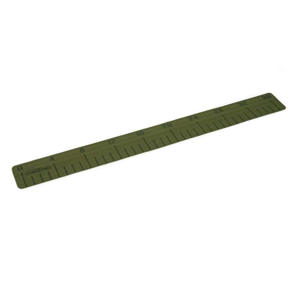 SeaDek 4" x 36" 3mm Fish Ruler Laser Logo Olive Green #22135-80050