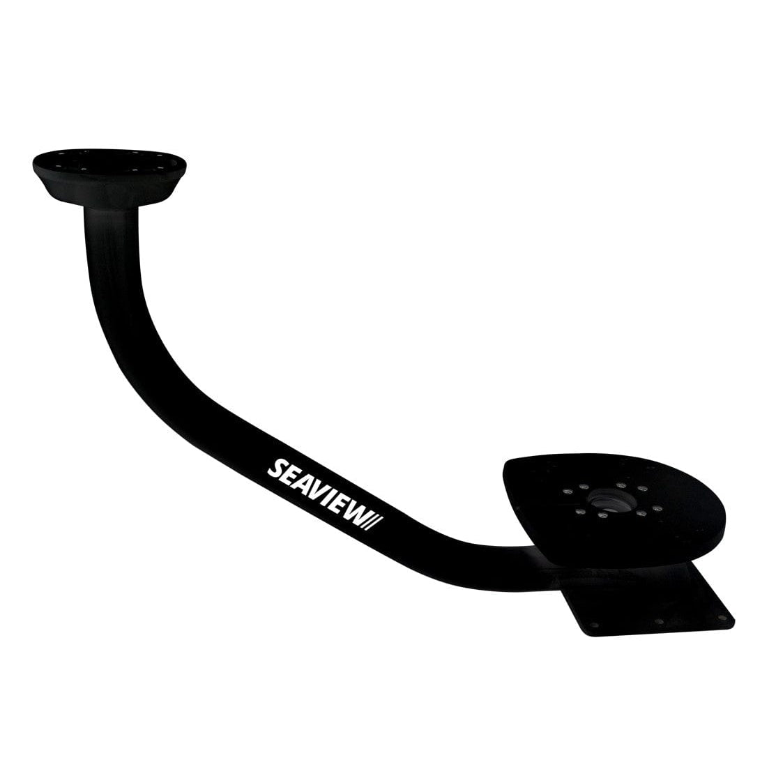 Seaview Qualifies for Free Shipping Seaview Dual Mount Aft Rake Requires Plate Black Finish #PMA-DM3-M1-BLK
