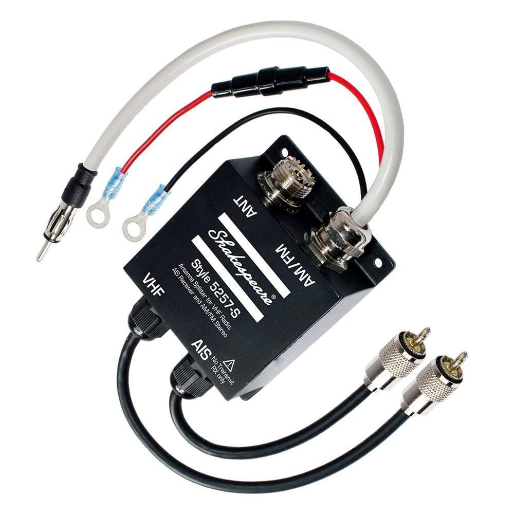 Shakespeare Qualifies for Free Shipping Shakespeare Antenna Splitter for VHF Radio AIS #5257-S