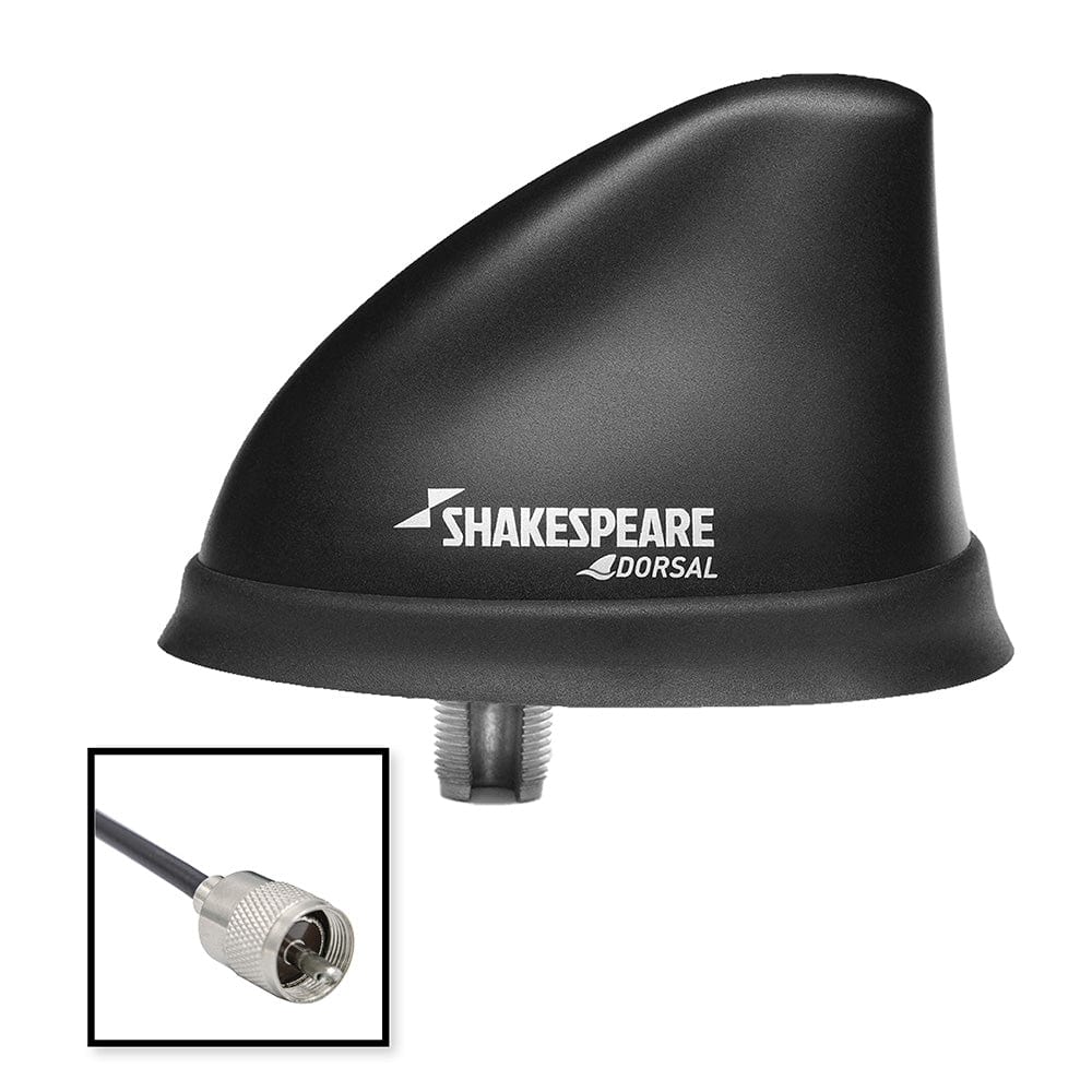 Shakespeare Truck Freight - Not Qualified for Free Shipping Shakespeare Dorsal Antenna Black Low-Profile 26' RG-58 #5912-DS-VHF