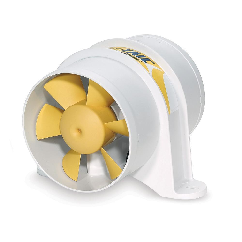 Shurflo Qualifies for Free Shipping Shurflo Yellowtail 4" Marine Blower 12v 215 CFM Waterproof #277-4110