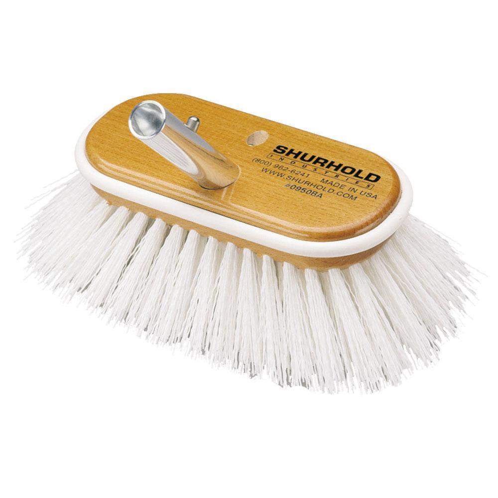 Shurhold Qualifies for Free Shipping Shurhold 6" Polypropylene Stiff Bristle Deck Brush #950