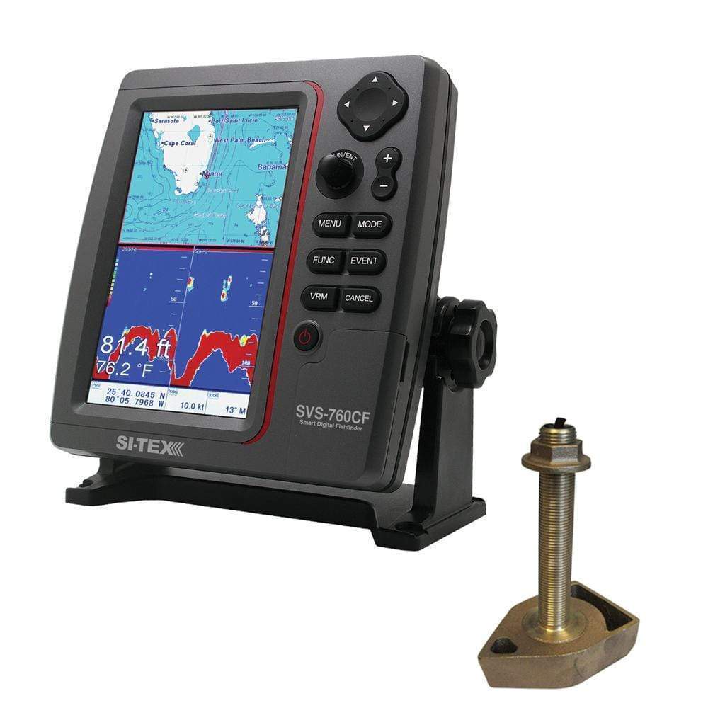 SI-TEX SVS-760CF Chartplotter/Fishfinder Kit Bronze TH #SVS-760CFTH