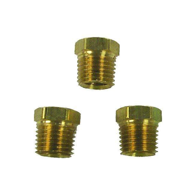 Sierra 1/4" NPT Brass Pipe Plug 3-pk #18-8111-9