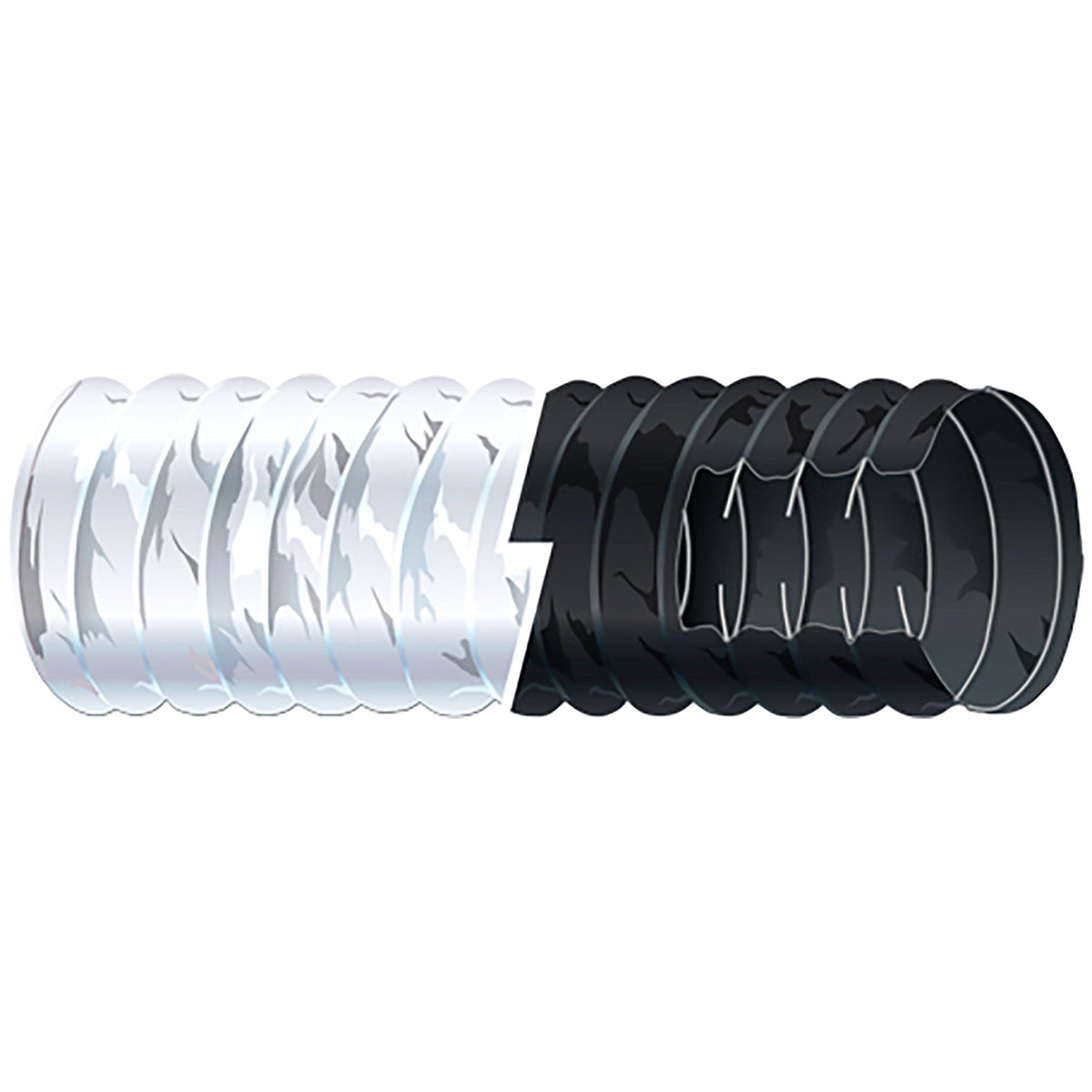 Sierra Not Qualified for Free Shipping Sierra 4" White Vinylvent Blower Hose 10' Box #116-400-4003-1