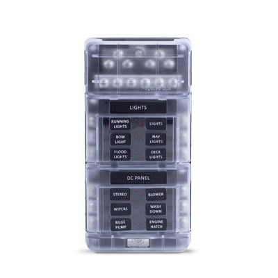 Sierra Qualifies for Free Shipping Sierra 408 Series Fuse Block 12-Gang with Bus Bar and Cover #FS40840