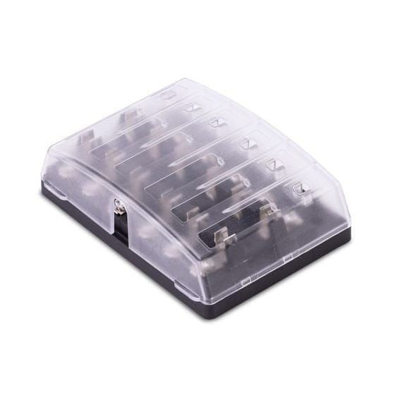 Sierra Qualifies for Free Shipping Sierra 409 Series Fuse Block 6 Gang AGC Independent Source with Cover #FS40920