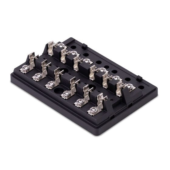 Sierra Qualifies for Free Shipping Sierra 409 Series Fuse Block 6 Gang AGC Independent Source with Cover #FS40920