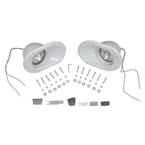 Sierra Not Qualified for Free Shipping Sierra Docking Light Set 28v White-I with Switch Kit #95013