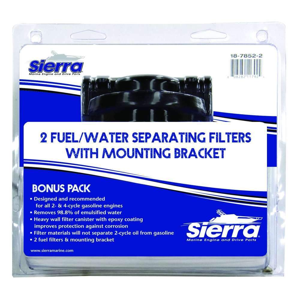 Sierra Not Qualified for Free Shipping Sierra Fuel Water Separator Filter with Bonus Pack #18-7852-2
