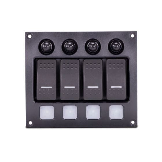 Sierra Qualifies for Free Shipping Sierra Switch Panel Water Resistant 4P Contura & Circuit Breaker #SP21000