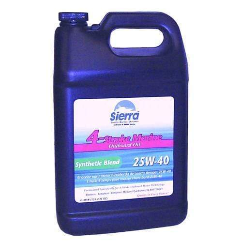 Sierra Not Qualified for Free Shipping Sierra Synthetic Blend Mercruiser Sterndrive Engine Oil 4 Liter #18-9440-3