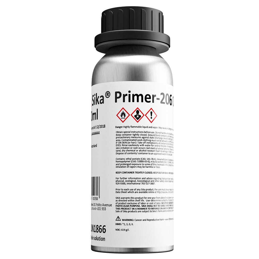 Sika Qualifies for Free Shipping Sika Primer 206 G+P Black 250ml Bottle #91572