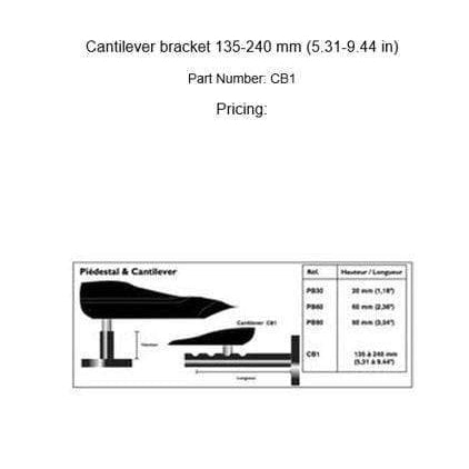 Simrad Not Qualified for Free Shipping Simrad CB1 Cantilever Bracket #CB-1
