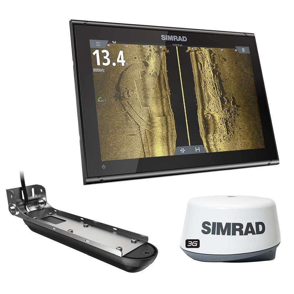 Simrad Go12 XSE Combo 3G Radar Bundle AI 3-in-1 T/M #000-14855-001