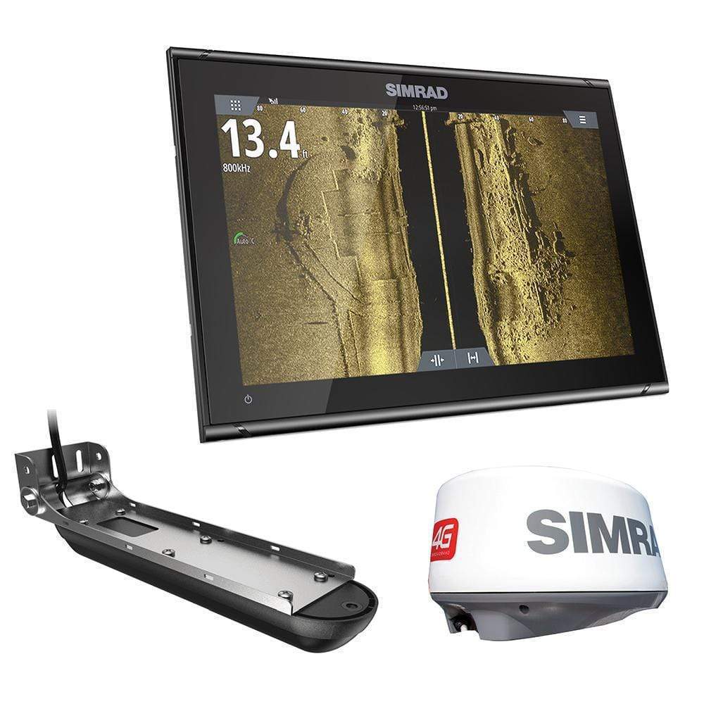 Simrad Go12 XSE Combo 4G Radar Bundle AI 3-in-1 T/M #000-14856-001