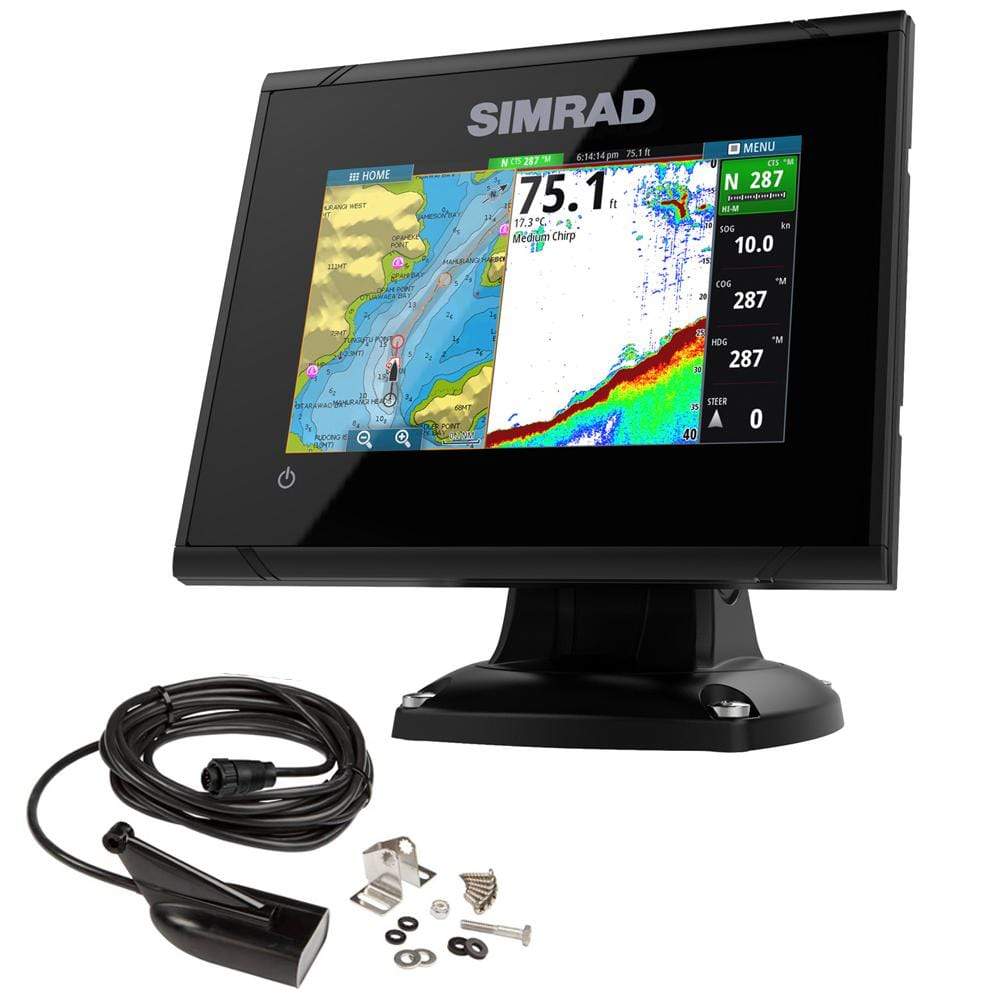 Simrad Qualifies for Free Shipping Simrad GO5 XSE Combo with Med/Hi Downscan TM Navionics+ #000-12452-002