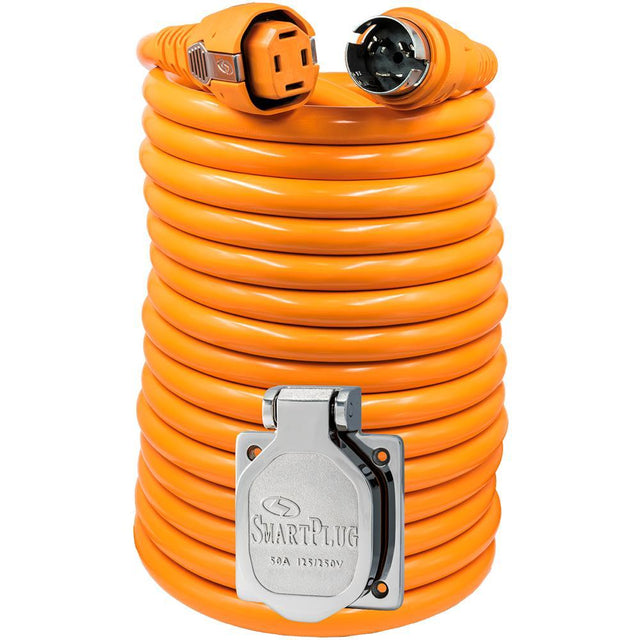 SmartPlug Qualifies for Free Shipping Smartplug 50a 50'Cordset Dual Conf SS Inlet #C50504BM50S