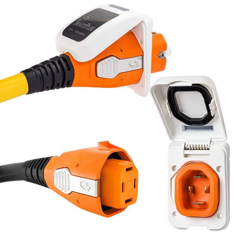 SmartPlug Qualifies for Free Shipping SmartPlug 50a Connector & Non Metallic Inlet White #B50ASSYPW