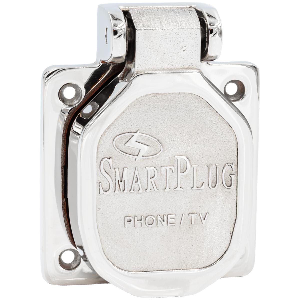 SmartPlug Qualifies for Free Shipping Smartpug TV/Internet Connector Stainless #BDCOAX