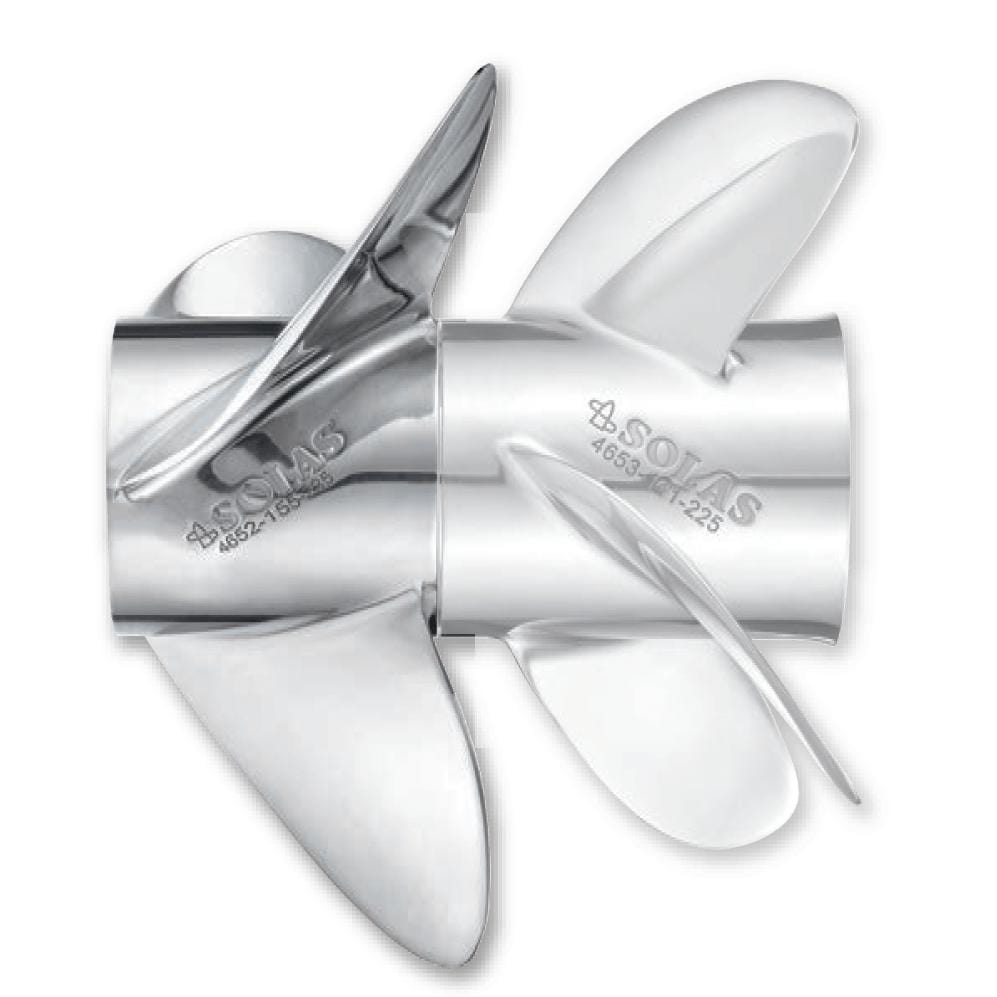 Solas Qualifies for Free Shipping Solas Suzuki Dual Prop SS 18 Front #4652-155-180