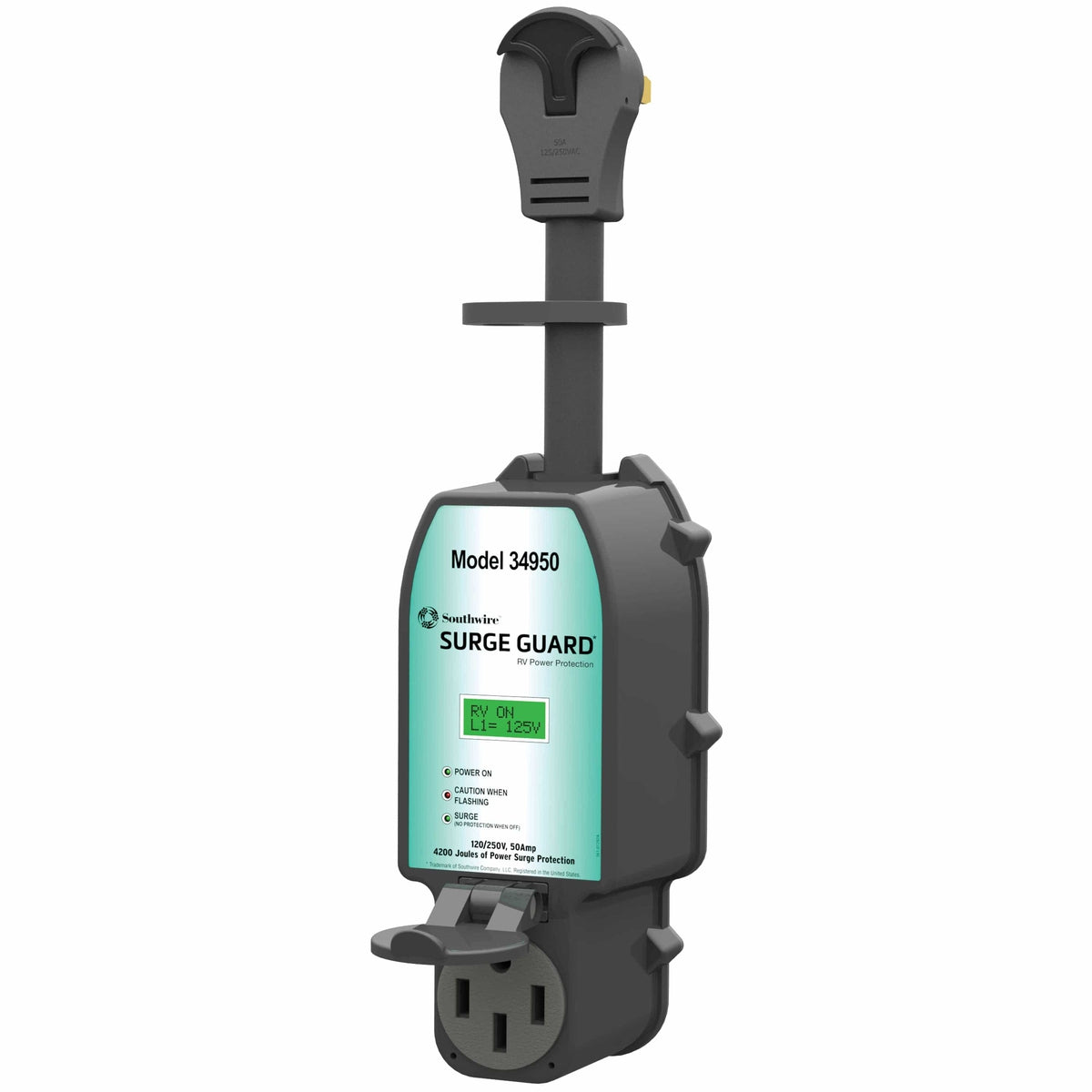 Southwire Qualifies for Free Shipping Southwire 50a Portable Surge Guard with LCD Display #34950