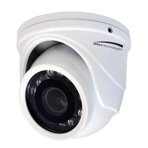 Speco 4mp HD-TVi Mini Turret Camera 2.9mm Lens White #HT471TW