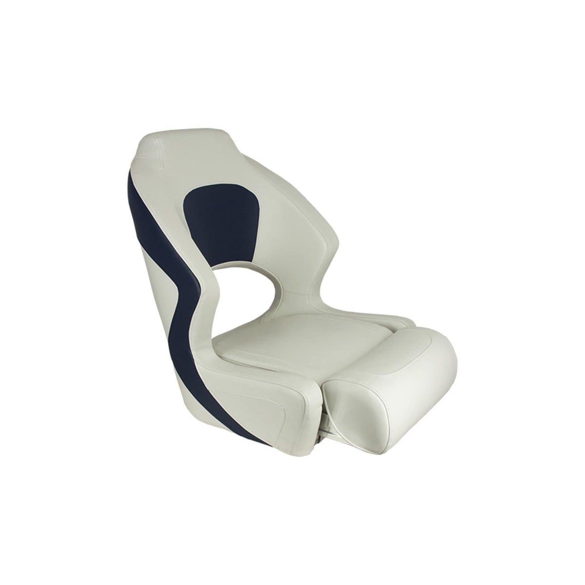 Springfield Oversized - Not Qualified for Free Shipping Springfield Bucket Chair White with Navy #1043251